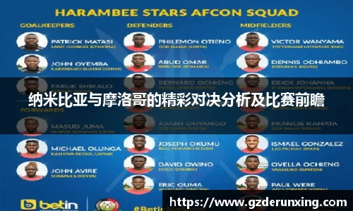 纳米比亚与摩洛哥的精彩对决分析及比赛前瞻